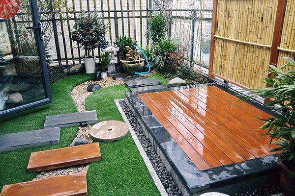 庭院自制鱼池过滤系统