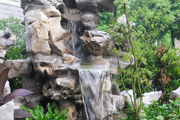 镇江庭院硬景之假山风水布局 - 花园风水 - 宁波花园设计,宁波庭院